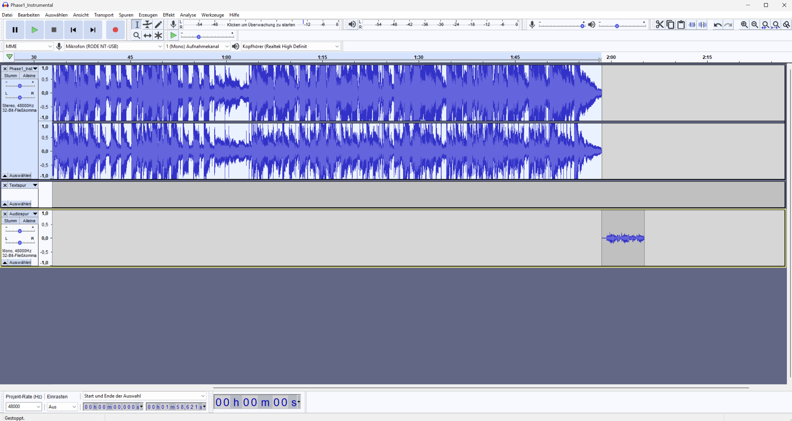 Audacity Recording