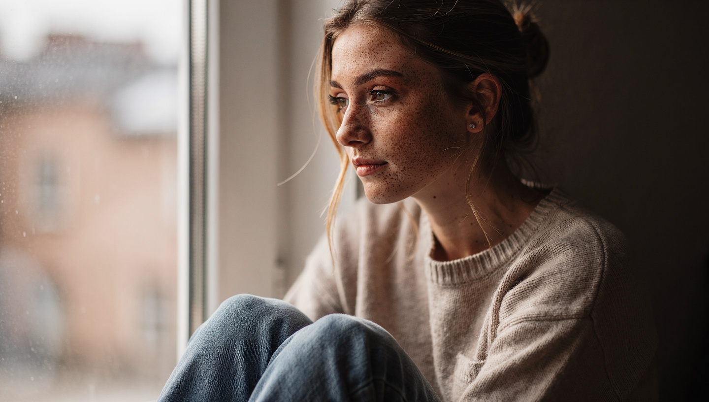 Portrait mit natürlichem Fensterlicht