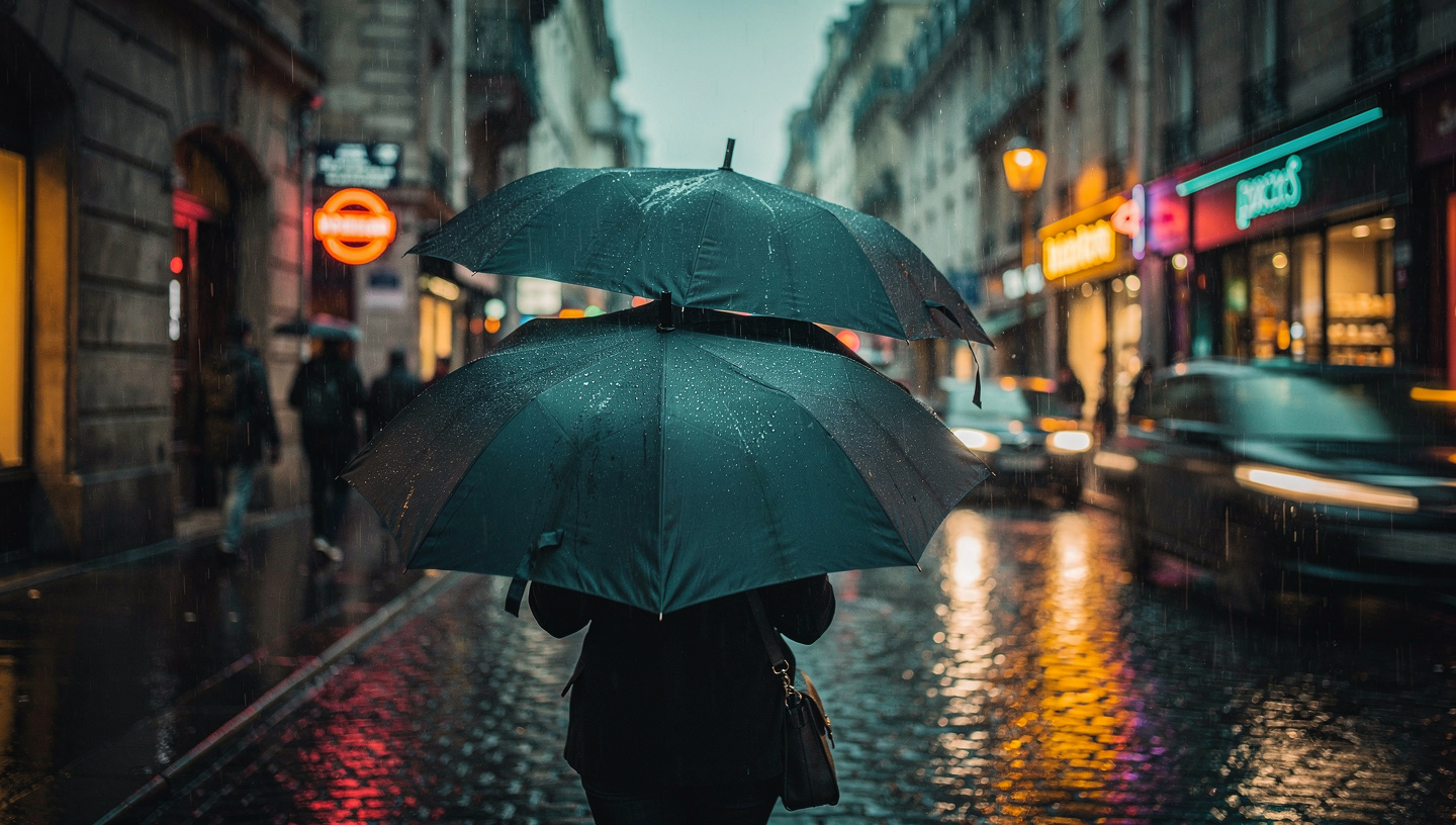 Street Photography in der Abenddämmerung